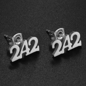 Canary Islands, Nigeria, Ghana, Congo, Sudan, Jamaica, Haiti Area Code Stud Earrings