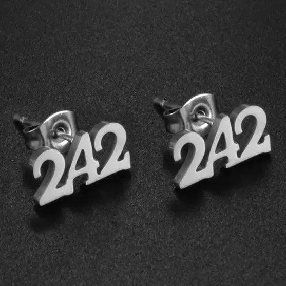 Canary Islands, Nigeria, Ghana, Congo, Sudan, Jamaica, Haiti Area Code Stud Earrings