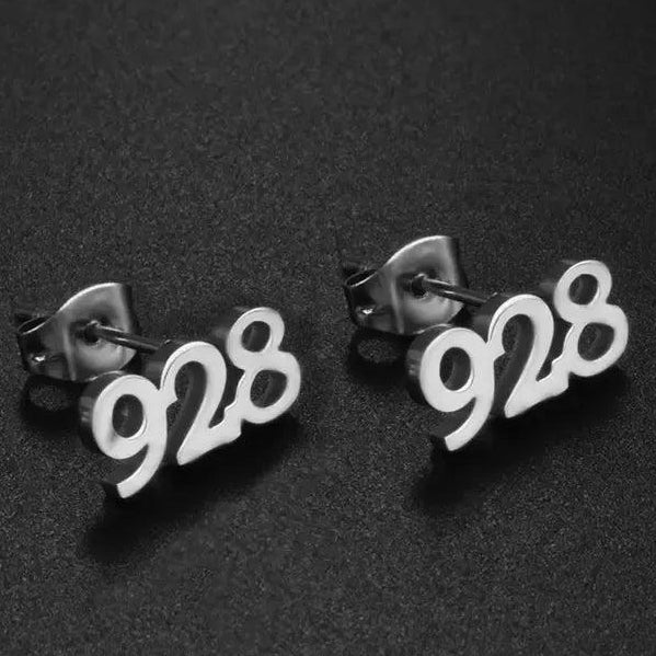 Canary Islands, Nigeria, Ghana, Congo, Sudan, Jamaica, Haiti Area Code Stud Earrings