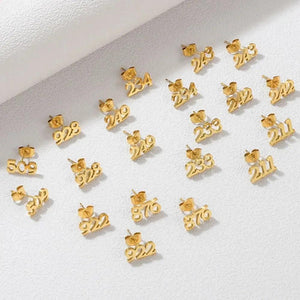 Canary Islands, Nigeria, Ghana, Congo, Sudan, Jamaica, Haiti Area Code Stud Earrings