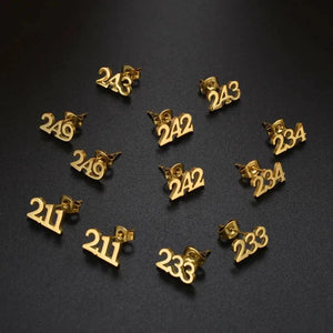 Canary Islands, Nigeria, Ghana, Congo, Sudan, Jamaica, Haiti Area Code Stud Earrings
