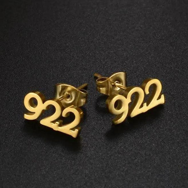 Canary Islands, Nigeria, Ghana, Congo, Sudan, Jamaica, Haiti Area Code Stud Earrings