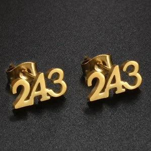 Canary Islands, Nigeria, Ghana, Congo, Sudan, Jamaica, Haiti Area Code Stud Earrings