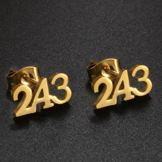 Canary Islands, Nigeria, Ghana, Congo, Sudan, Jamaica, Haiti Area Code Stud Earrings