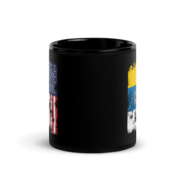 Canary Islands USA Flag Mug