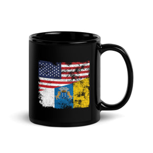 Canary Islands USA Flag Mug