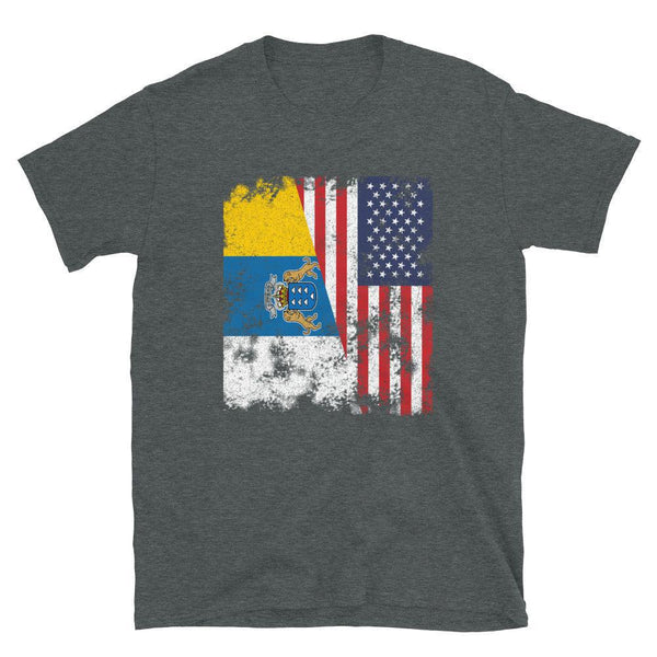 Canary Islands USA Flag T-Shirt