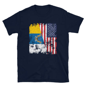 Canary Islands USA Flag T-Shirt