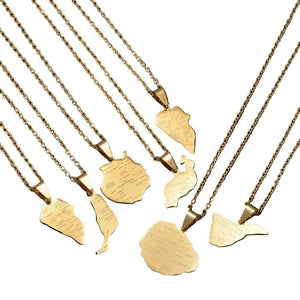 Canary Islands Map Necklace Collection