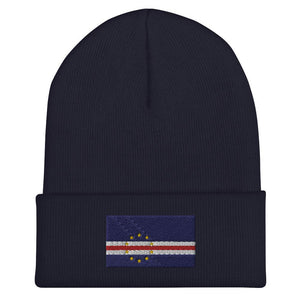 Cape Verde Flag Beanie - Embroidered Winter Hat