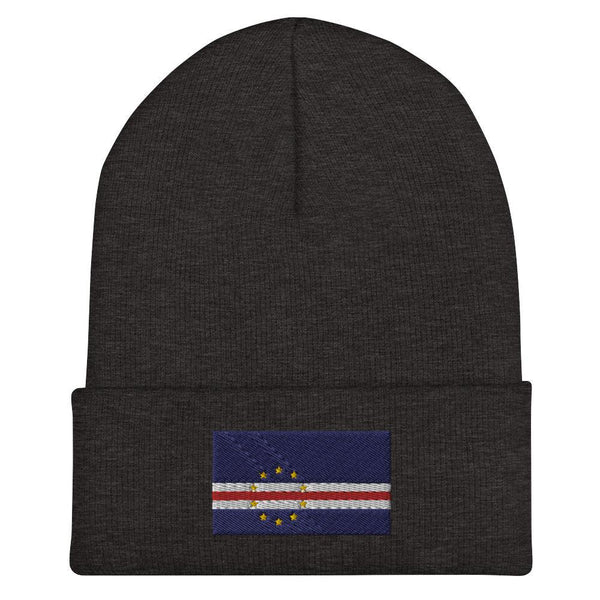Cape Verde Flag Beanie - Embroidered Winter Hat