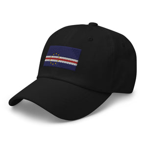 Cape Verde Flag Cap - Adjustable Embroidered Dad Hat