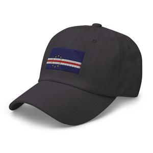 Cape Verde Flag Cap - Adjustable Embroidered Dad Hat