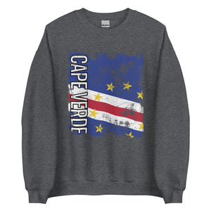 Cape Verde Flag - Distressed Flag Sweatshirt