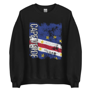 Cape Verde Flag - Distressed Flag Sweatshirt