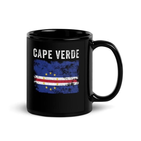 Cape Verde Flag Distressed Mug
