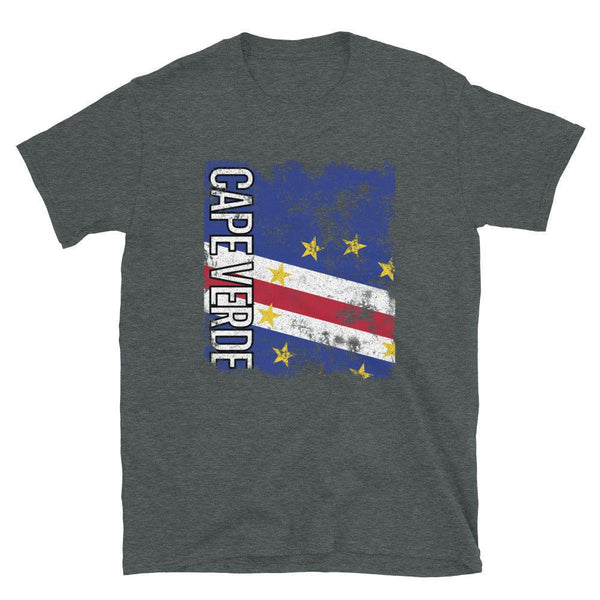 Cape Verde Flag Distressed T-Shirt