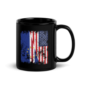 Cape Verde USA Flag - Half American Mug