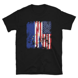 Cape Verde USA Flag - Half American T-Shirt