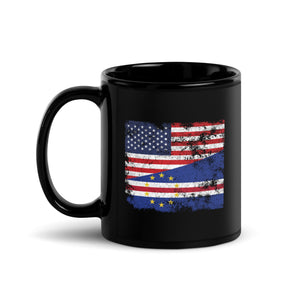 Cape Verde USA Flag Mug