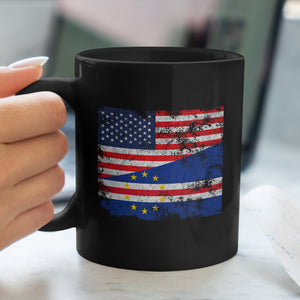 Cape Verde USA Flag Mug