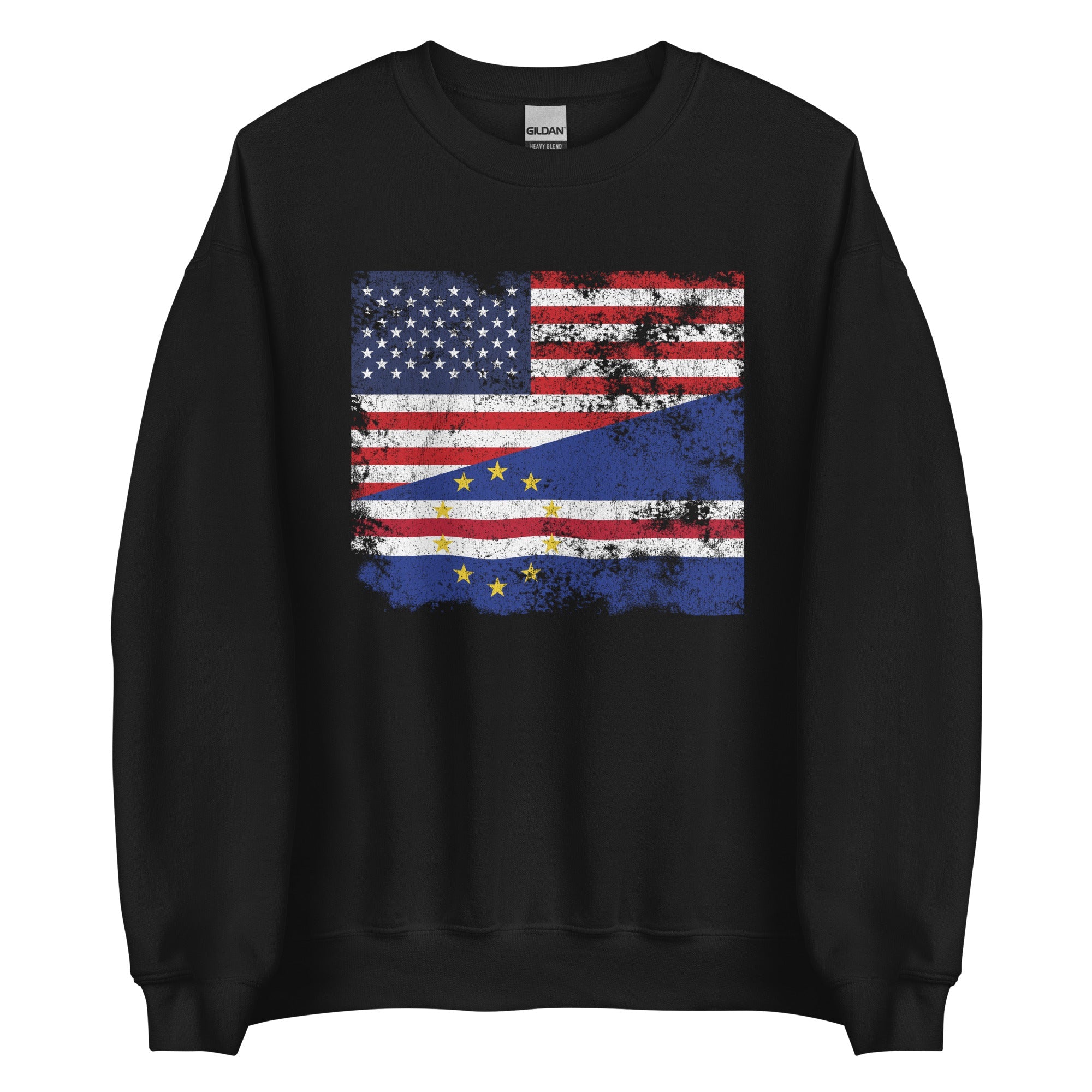 Cape Verde USA Flag Sweatshirt