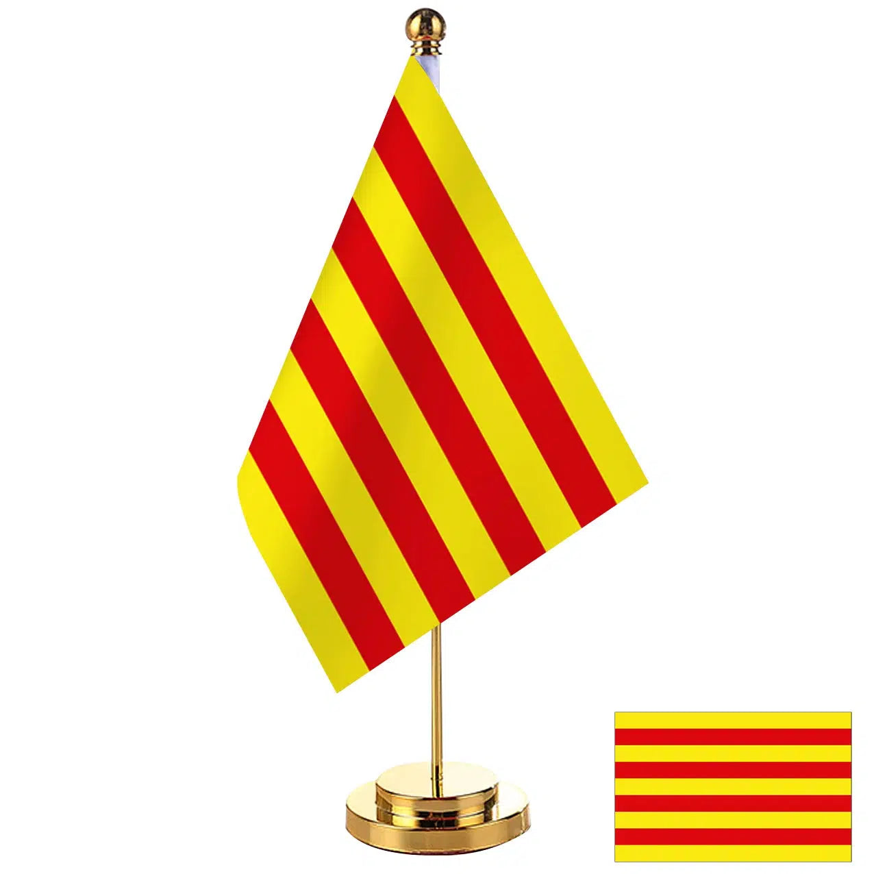 Catalonia Desk Flag - Small Office Table Flag