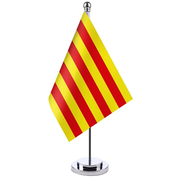 Catalonia Desk Flag - Small Office Table Flag