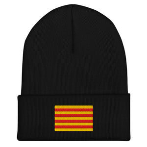 Catalonia Flag Beanie - Embroidered Winter Hat