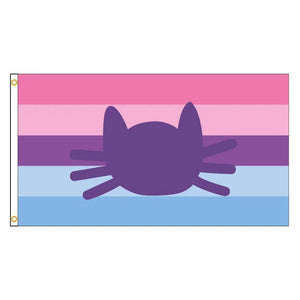 Catgender Pride Flag - 90x150cm(3x5ft) - 60x90cm(2x3ft) - LGBTQIA2S+