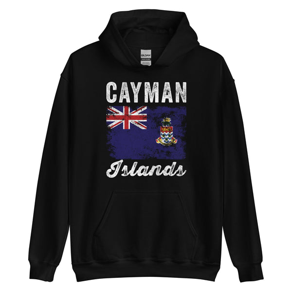 Cayman Islands Flag Distressed Hoodie