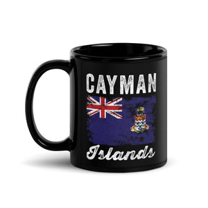 Cayman Islands Flag Distressed Mug