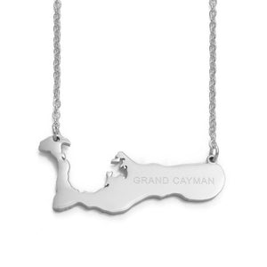 Cayman Islands Map Necklace