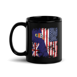 Cayman Islands USA Flag - Half American Mug