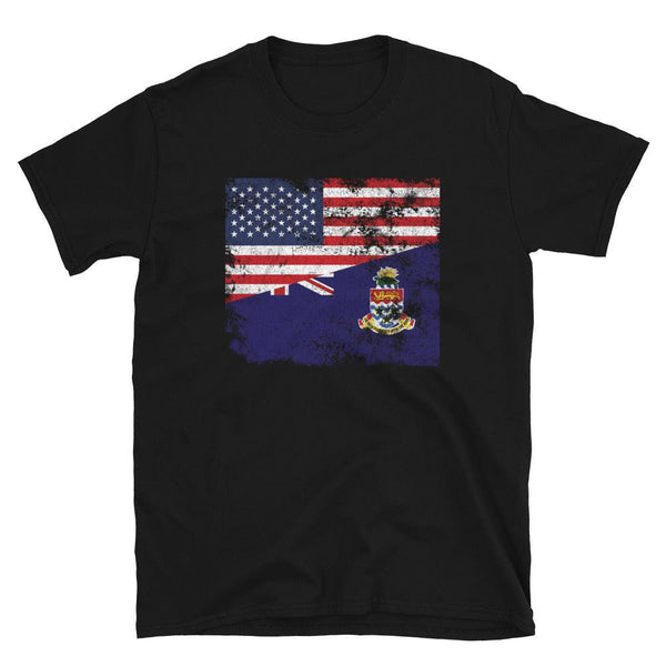 Cayman Islands USA Flag T-Shirt