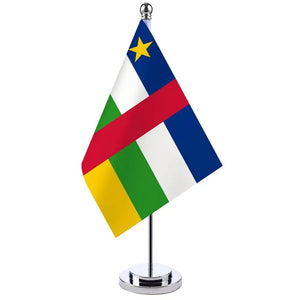 Central African Republic Desk Flag - Small Office Table Flag