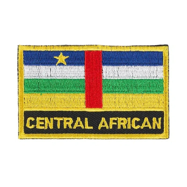 Central African Republic Flag Patch - Sew On/Iron On Patch