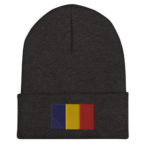 Chad Flag Beanie - Embroidered Winter Hat