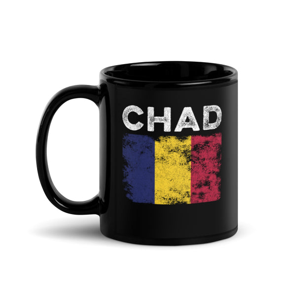 Chad Flag Distressed - Chadian Flag Mug