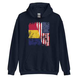 Chad USA Flag - Half American Hoodie