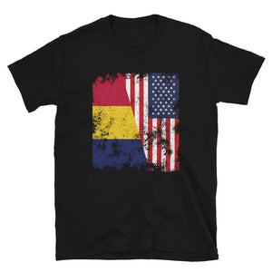 Chad USA Flag - Half American T-Shirt