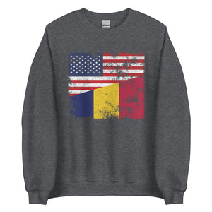 Chad USA Flag Sweatshirt