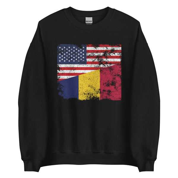 Chad USA Flag Sweatshirt