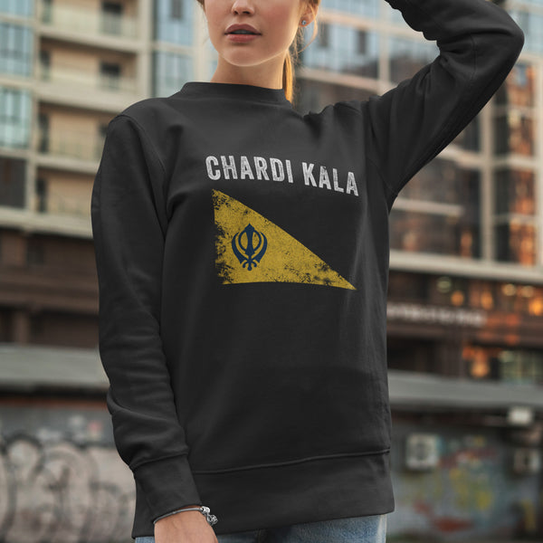 Chardi Kala Sikh Flag Sweatshirt