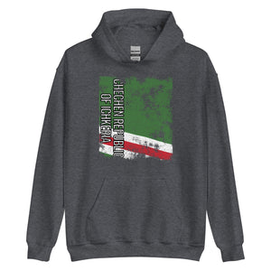 Chechen Of Ichkeria Flag - Distressed Flag Hoodie