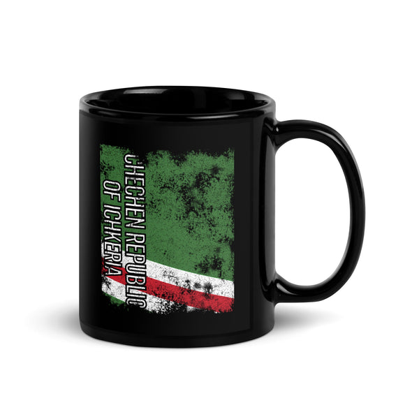 Chechen Of Ichkeria Flag - Distressed Flag Mug
