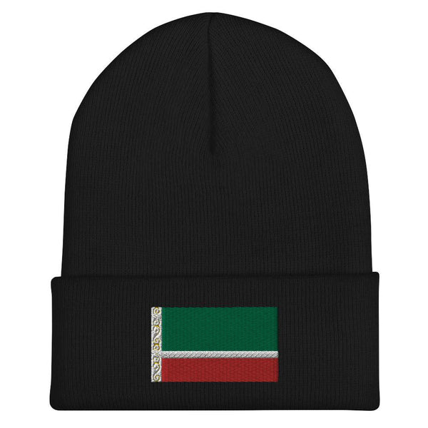 Chechen Republic Flag Beanie - Embroidered Winter Hat
