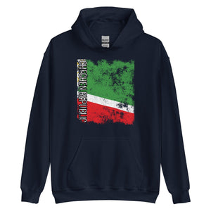 Chechen Republic Flag - Distressed Flag Hoodie