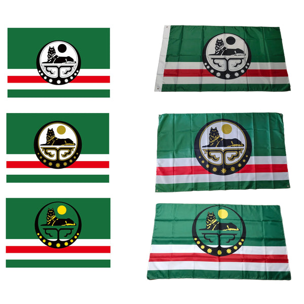 Chechen Republic Flags - 90x150cm(3x5ft) - 60x90cm(2x3ft)