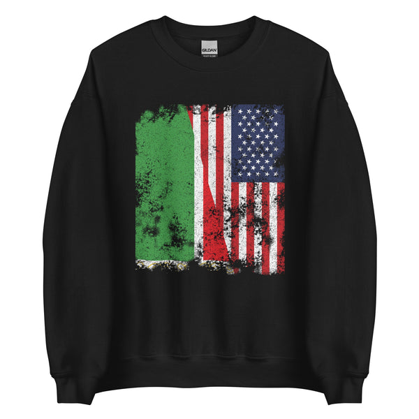 Chechen Republic USA Flag Half American Sweatshirt